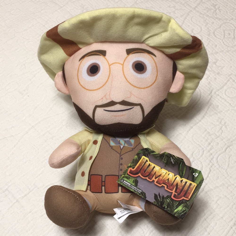 10” Jumanji Professor Shelly Oberon Big Head Plush